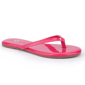 Rivington Flip Flop in Hot Pink Patent