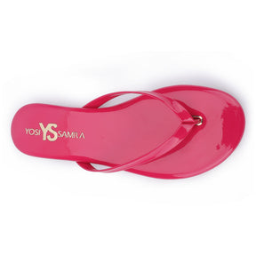 Rivington Flip Flop in Hot Pink Patent