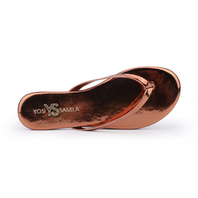 Rivington Flip Flop in Bronze Chrome