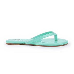 Rivington Flip Flop in Mint Patent