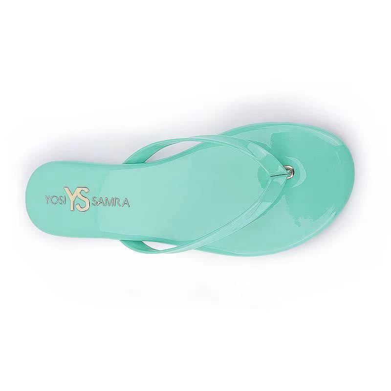 Rivington Flip Flop in Mint Patent