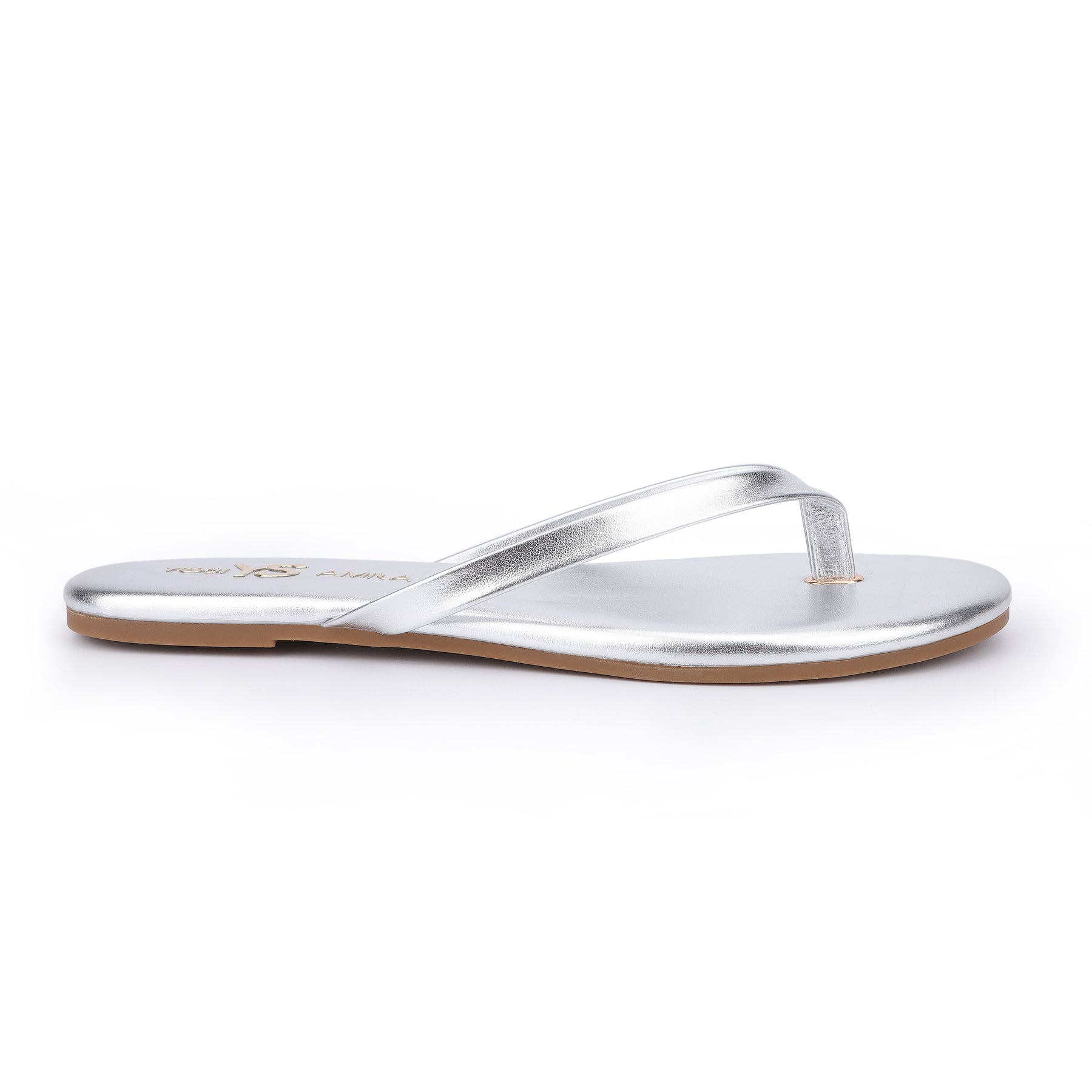 Rivington Flip Flop in Silver Metallic