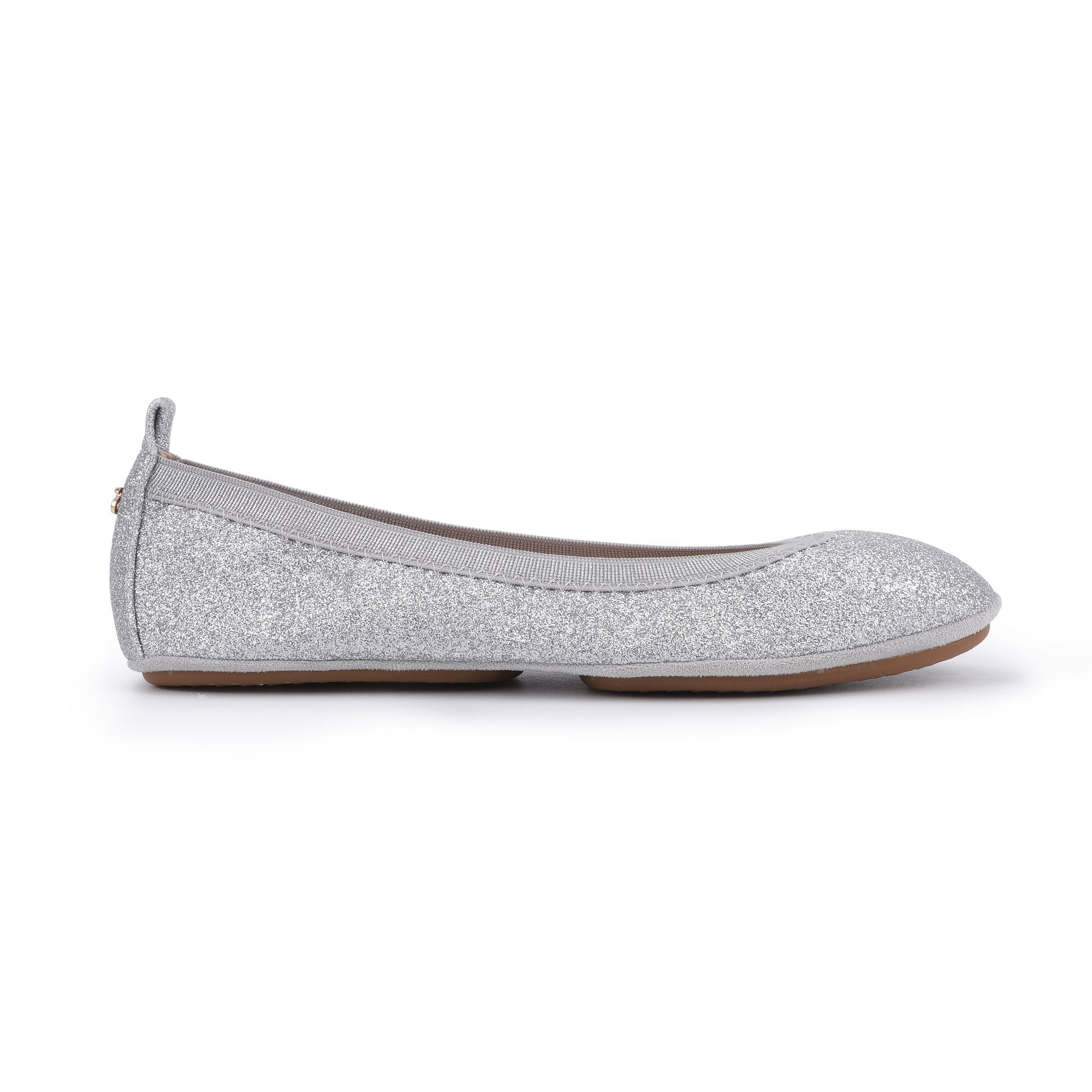 Silver glitter ballet flats on sale