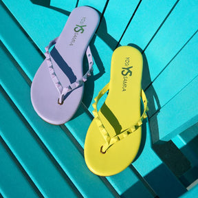 Rivington Stud Flip Flop in Lavender