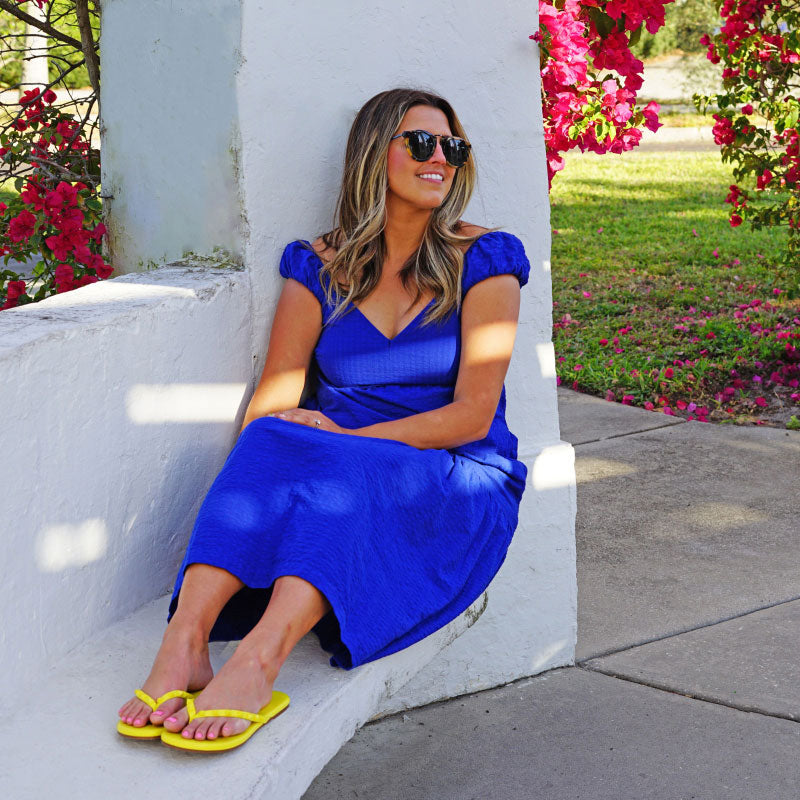 Canary yellow deals sandals